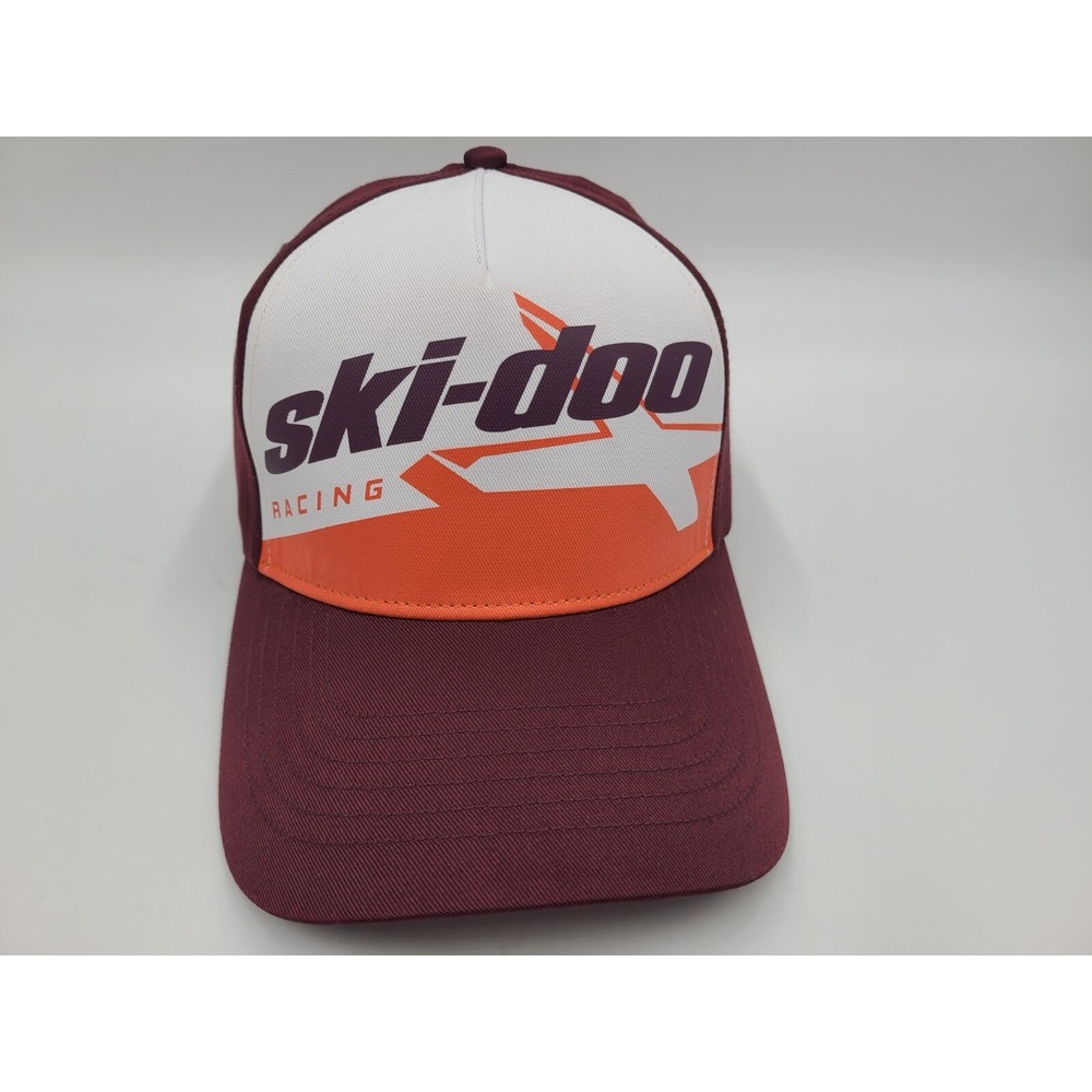 Ski-Doo Snowmobiles X-Team Racing Snapback Hat Cap Men Women Purple White Orange